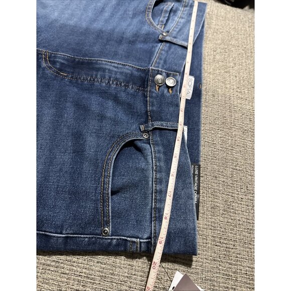 Sophia Vergara Jeans Super High Rise Wide Leg Margot Womens Size 16 Dark Wash - Picture 8 of 12